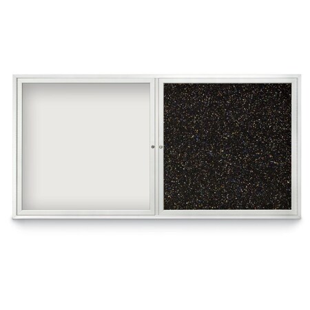 United Visual Products Corkboard, Cinnabar/Gold, 60"x36" UV432HPLUS-GOLD-CINNABA
